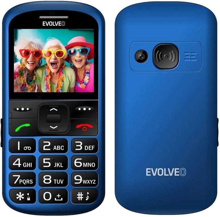 Mobilný telefón Evolveo EasyPhone XS - modrý