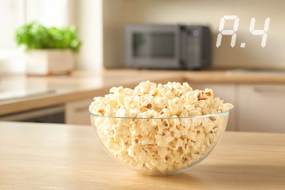 Mikrovlnná rúra Sencor SMW 7123BK čierna Miska s čerstvo pripraveným popcornom vďaka automatickému programu mikrovlnnej rúry Sencor SMW 7123BK.