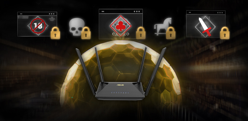 Router Asus RT-AX53U - AX1800 čierny