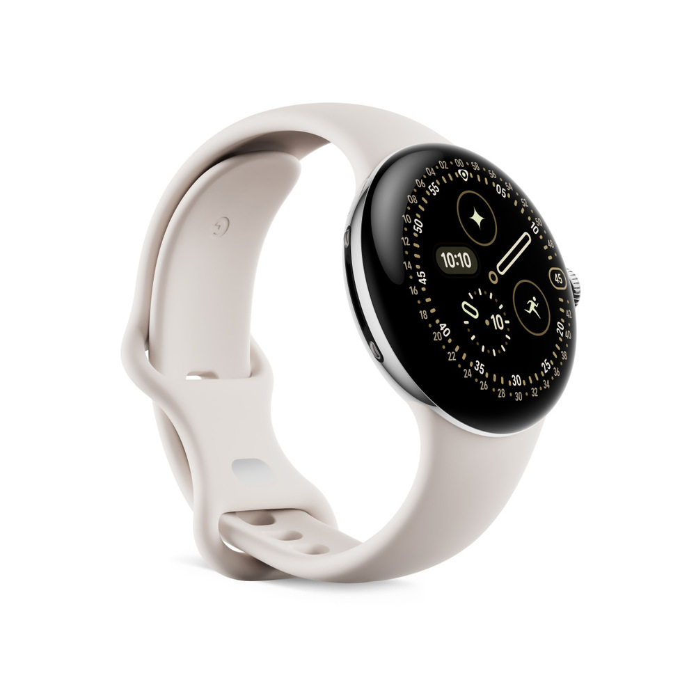 Inteligentné hodinky Google Pixel Watch 4 41 mm - Porcelain / Silver strieborné Inteligentné hodinky Google Pixel Watch 4 41 mm - Porcelain / Silver strieborné