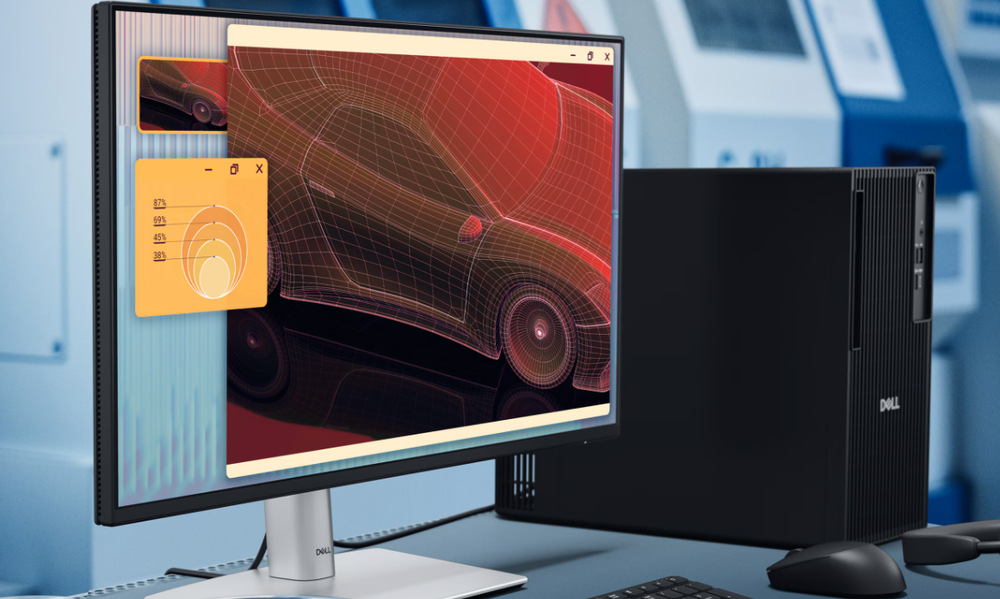 Stolný počítač Dell Pro Tower QCT1255 čierny Dell Pro Tower QCT1255 dbá aj na jednoduchú správu hardvéru