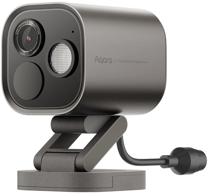 Bezpečnostná kamera Aqara Camera Hub G5 Pro PoE s nočným videním.