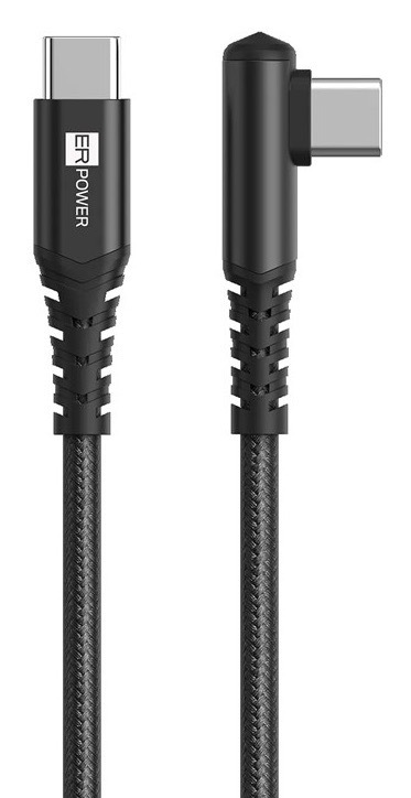 Napájací kábel ER Power s dĺžkou 1,5 metra, čierna farba
