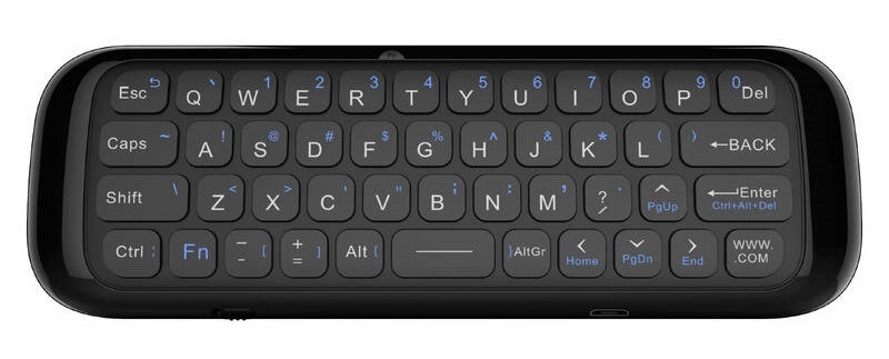 Diaľkový ovládač Evolveo FlyMotion D1, bezdrôtová gyroskopická myš s klávesnicou čierny Diaľkový ovládač Evolveo FlyMotion D1, bezdrôtová gyroskopická myš s klávesnicou čierny