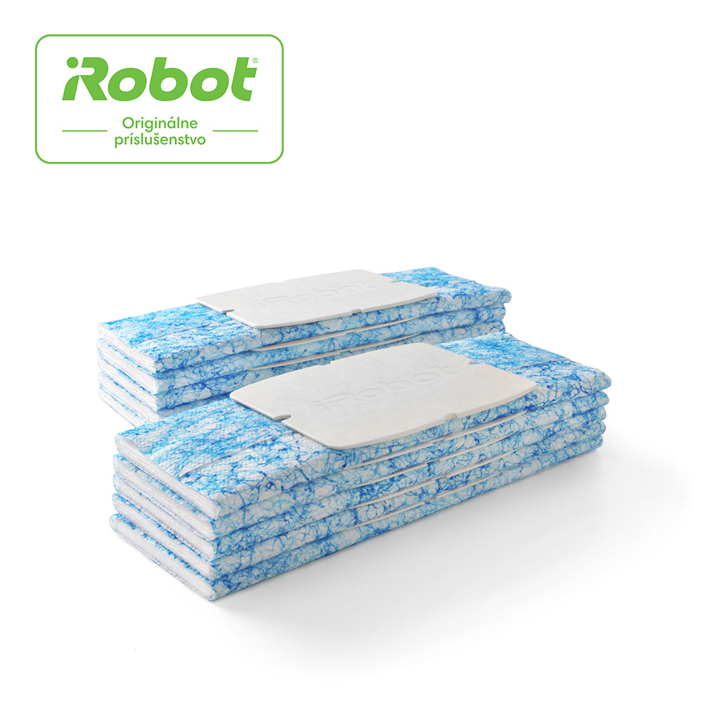 Čistiace textílie iRobot 4535908 Braava jet 200 set jednorazových podložiek na mokré mopovanie, 10 ks modré