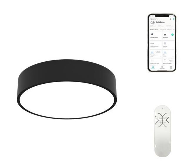 LED stropné svietidlo IMMAX NEO RONDATE SMART 40cm 25W Zigbee 3.0 čierne Immax Neo RONDATE Smart 40 cm