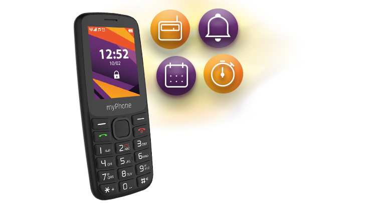 Mobilný telefón myPhone 6410 LTE čierny Mobilný telefón myPhone 6410 LTE čierny