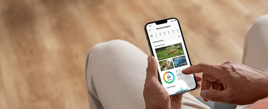 Anker Eufy S330 4K (3 ks + HomeBase 3), biela