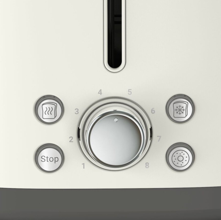 Ovládacie tlačidlá hriankovača Tefal TT720AE0 Retro Collection