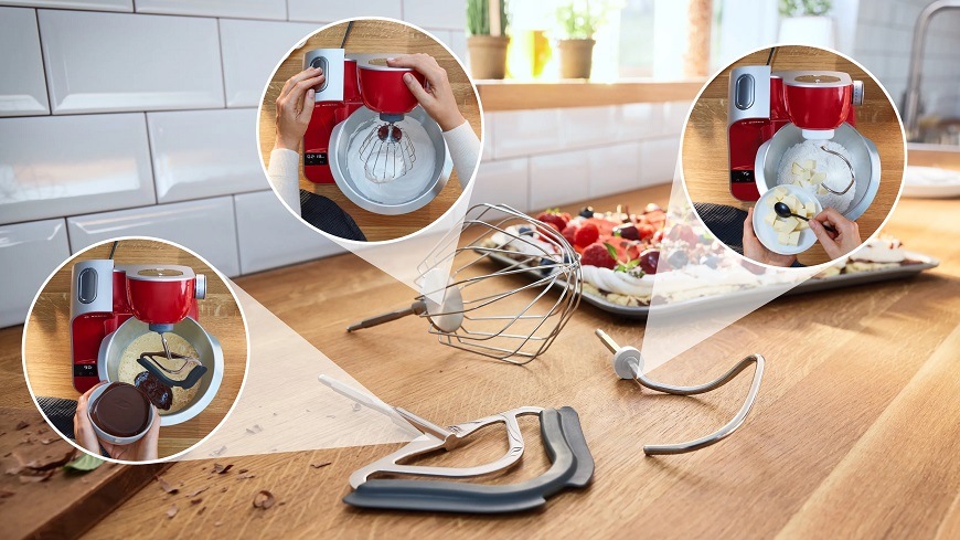 Kuchynský robot Bosch MUM5 MUM5X720 červený Bosch MUM5 MUM5XW10