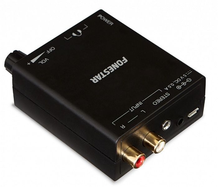 Slúchadlový zosilňovač Fonestar FDA-1A čierny Slúchadlový zosilňovač Fonestar FDA-1A čierny