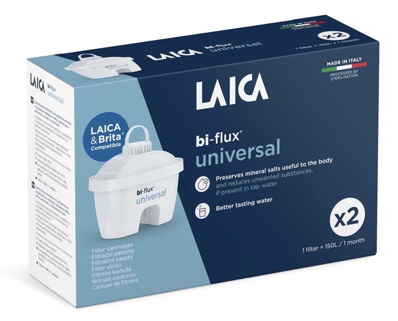 Filter na vodu Laica s 5-stupňovou filtráciou, životnosť cca 150 l vody