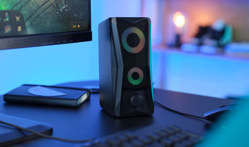 Reproduktory Trust GXT 606 Javv RGB-Illuminated 2.0 Speaker Set čierne Reproduktory Trust GXT 606 Javv RGB-Illuminated 2.0 Speaker Set čierne