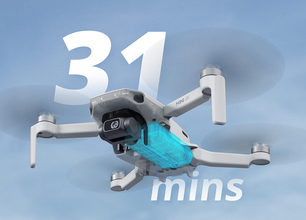 Dron DJI Mini 4K Fly More Combo sivý Dron DJI Mini 4K Fly More Combo sivý