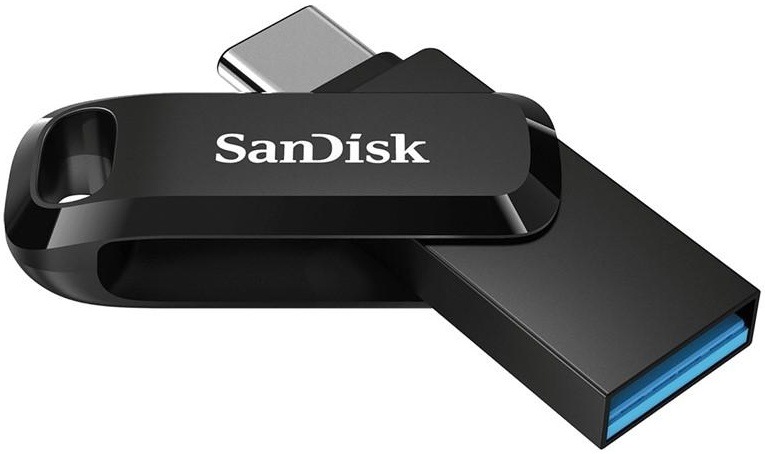 USB flashdisk SANDISK Ultra Dual Drive Go 128GB USB-C čierny