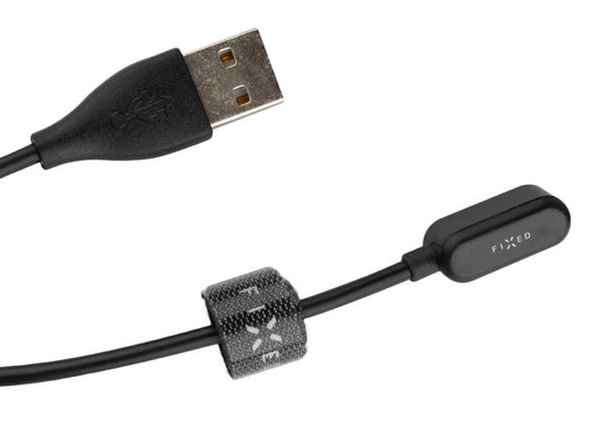 Nabíjací kábel FIXED na Huawei/Honor Band 6 čierny Nabíjací kábel FIXED na Huawei/Honor Band 6 čierny