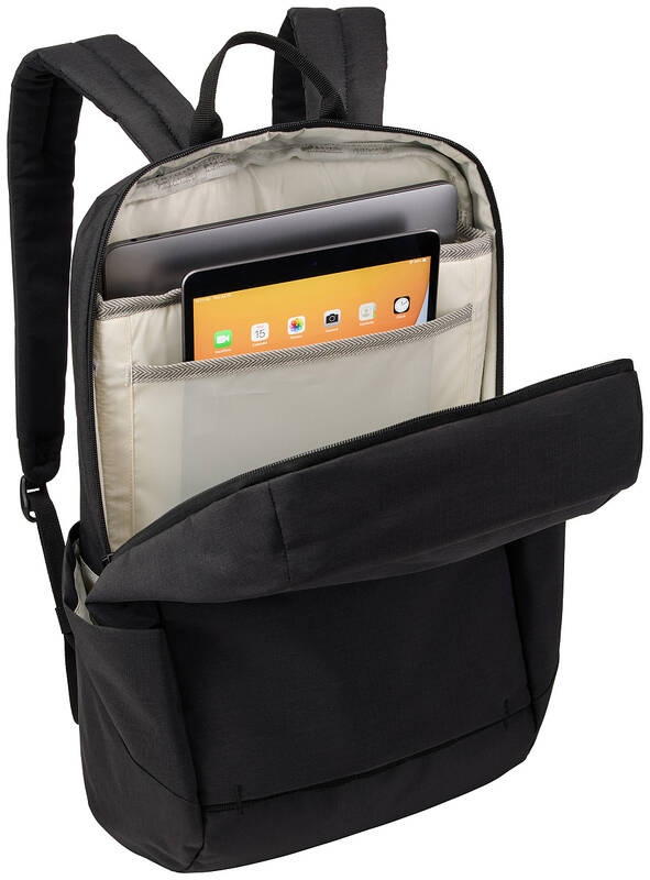 Detail predného vrecka batohu Ruksak na notebook THULE Lithos 20 l - čierny