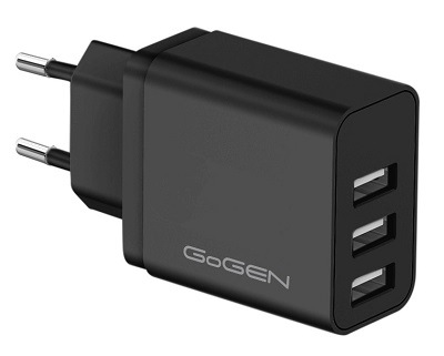Nabíjačka do siete GoGEN ACH 301, čierna