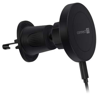 Držiak na mobil Connect IT InCarz MagSafe Charger čierny