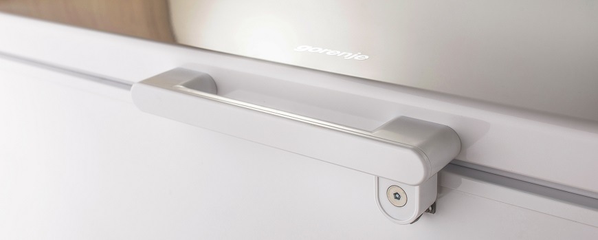 Pultová mraznička Gorenje FH37DAW, biela, bezpečnostný zámok
