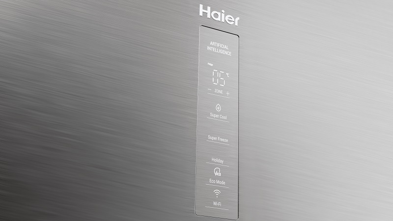 Chladnička s mrazničkou Haier HTW7620ANMG strieborná