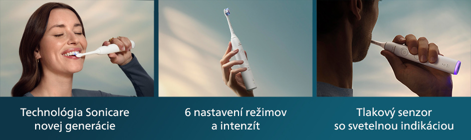 Zubná kefka Philips Sonicare 6100 HX7400/01 biela Philips HX7400/01 Sonicare 6100