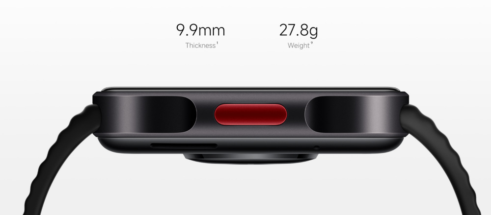 Inteligentné hodinky Xiaomi Redmi Watch 6 Lite sivé Xiaomi Redmi Watch 6 Lite sú tenké 9,9 mm