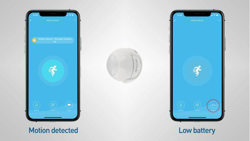 Detektor pohybu Tellur WiFi Smart, PIR Detektor pohybu Tellur WiFi Smart, PIR