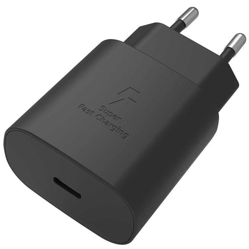 Nabíjačka do siete WG USB-C, PD, PPS, 25 W čierna