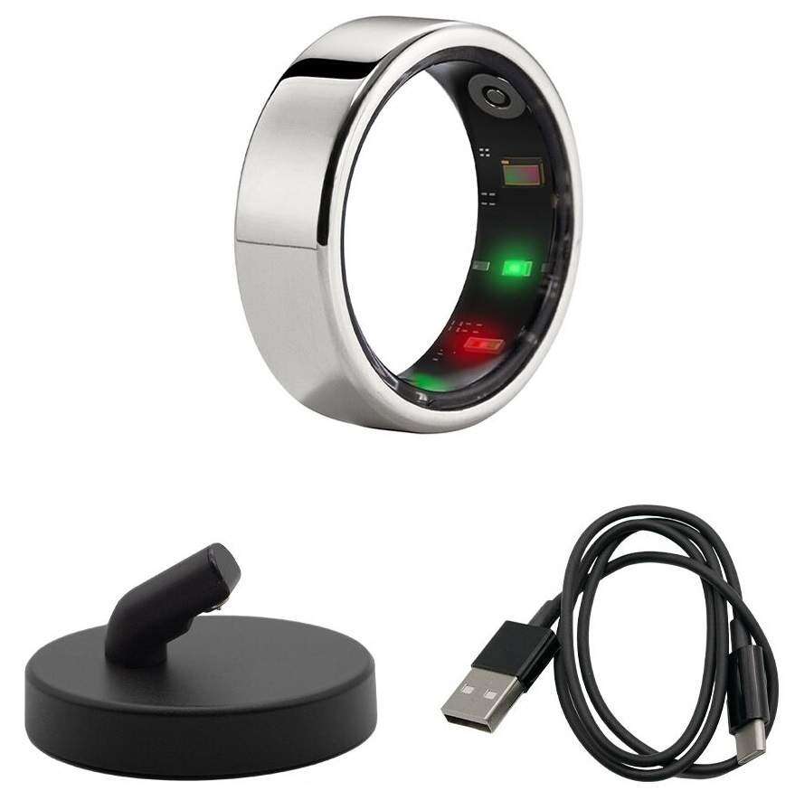 Inteligentný prsteň Tesla Ring G55 veľkosť 11 (20,80 mm) strieborný Inteligentný prsteň Tesla Ring G55 veľkosť 11 (20,80 mm) strieborný