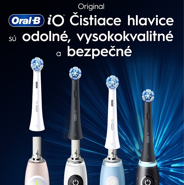 Náhradné hlavice Oral-B iO Ultimate Clean Black XL Pack (6 ks) čierna