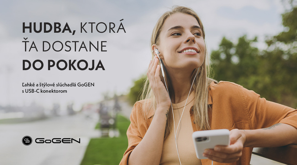 Slúchadlá GoGEN ECC 10W biele Slúchadlá GoGEN ECC 10W biele