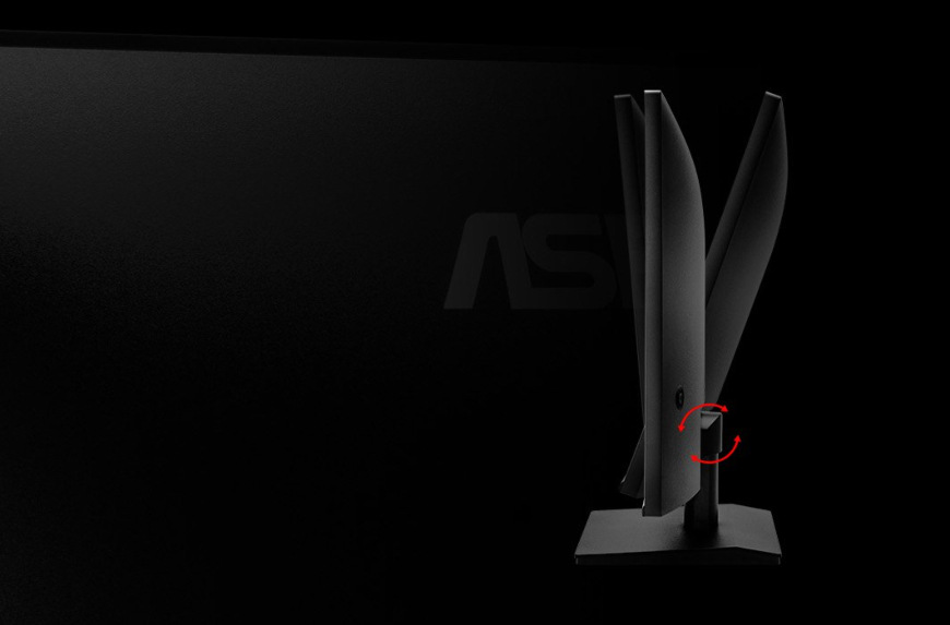 Herný monitor ASRock Challenger CL25FFB čierny Ilustrácie naklápania obrazovky ASRock Challenger