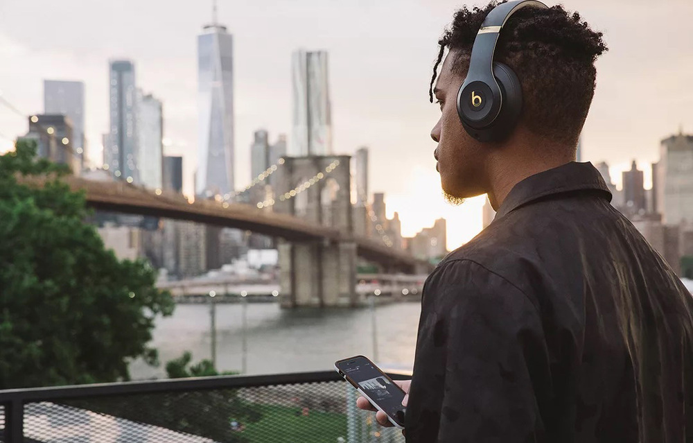 Slúchadlá Beats Studio3 Wireless - polnočná čierna