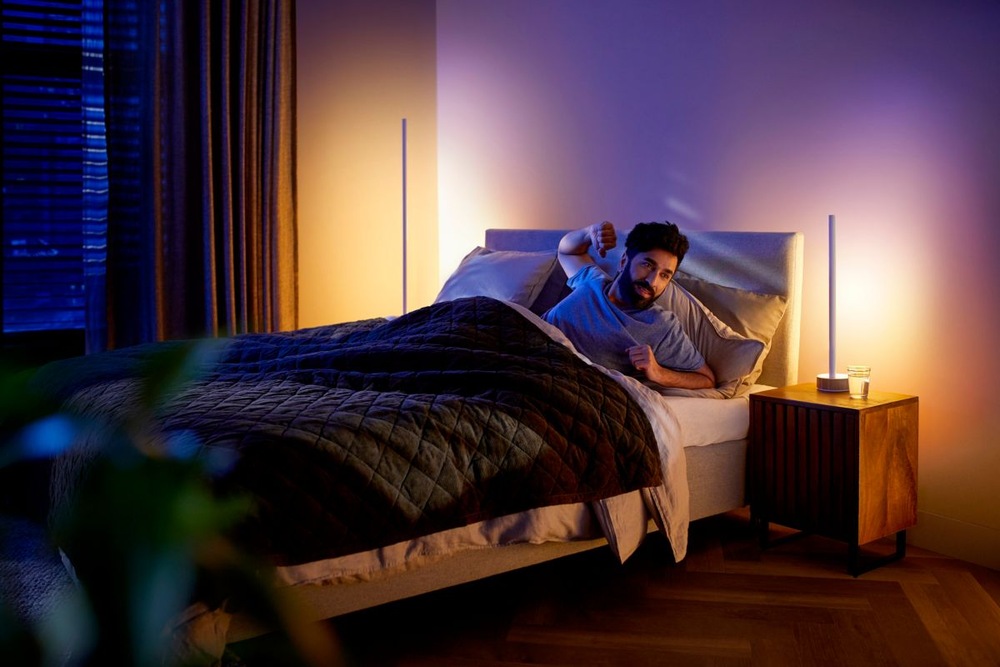 Stojacia lampa Philips Hue Gradient Signe - dub Stojacia lampa Philips Hue Gradient Signe - dub