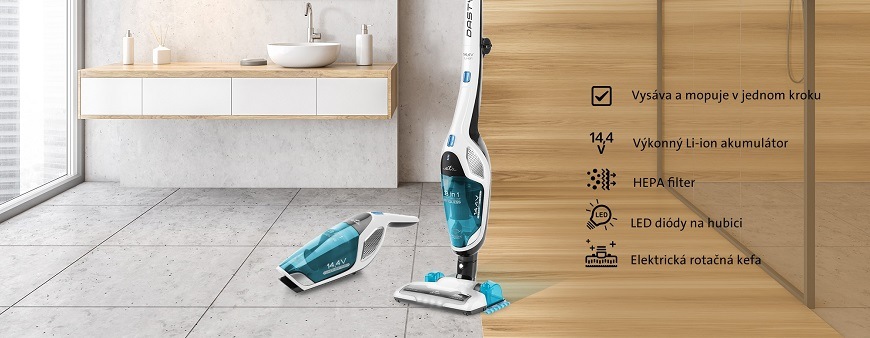 Tyčový vysávač ETA Dasty AquaPlus 3447 90010 biely/modrý Tyčový vysávač ETA Dasty AquaPlus 3447 90010 biely/modrý