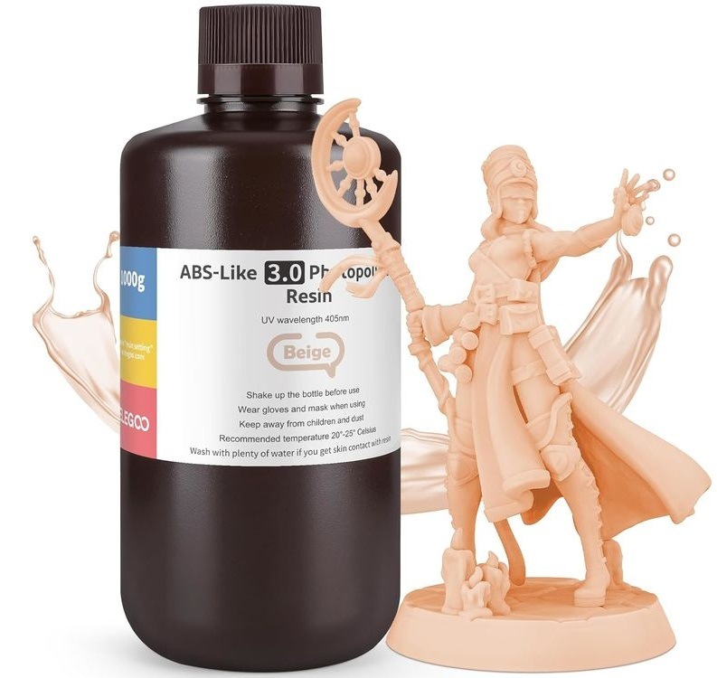 UV resin Elegoo ABS-likeV3 1kg béžová UV resin Elegoo ABS-likeV3 1kg béžová