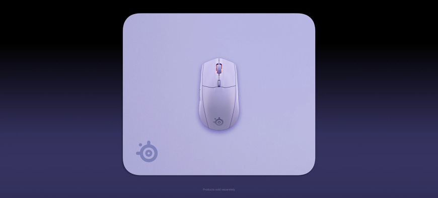 Podložka pod myš SteelSeries QcK M Lavender fialová