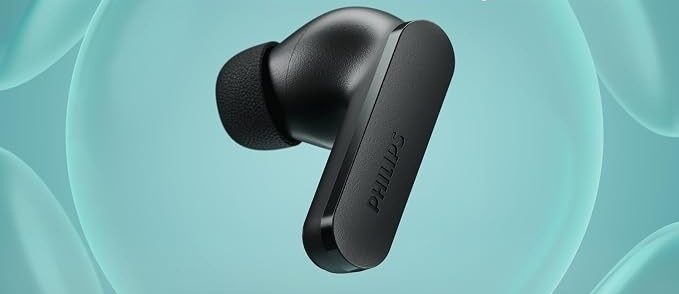 Slúchadlá Philips TAT2200BK/00 čierna Detail slúchadla Philips s veľkými meničmi a výrazným zvukom