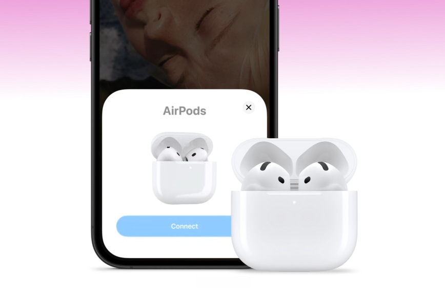 Slúchadlá Apple AirPods 5 biele Apple AirPods 5 zvládajú automatické pripojenie k zariadeniam Apple