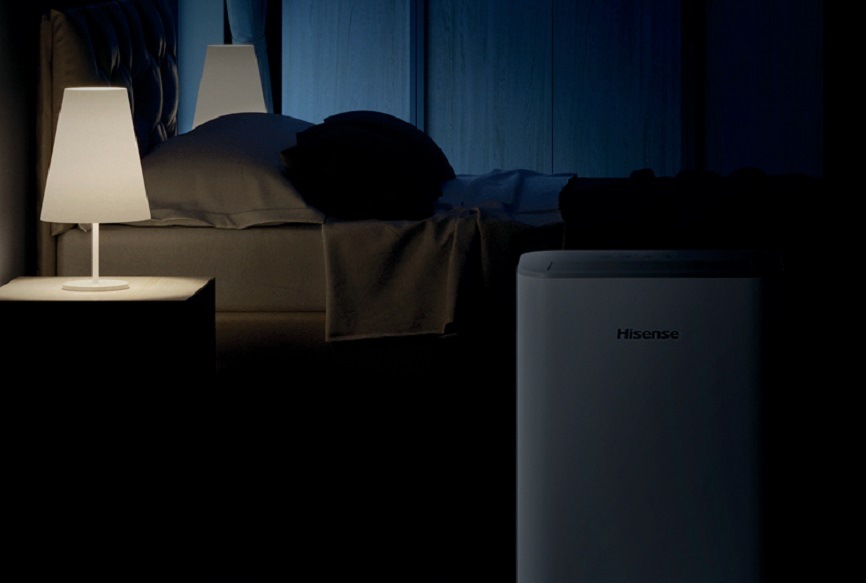 Čistička vzduchu Hisense AP220H, biela, režim spánok