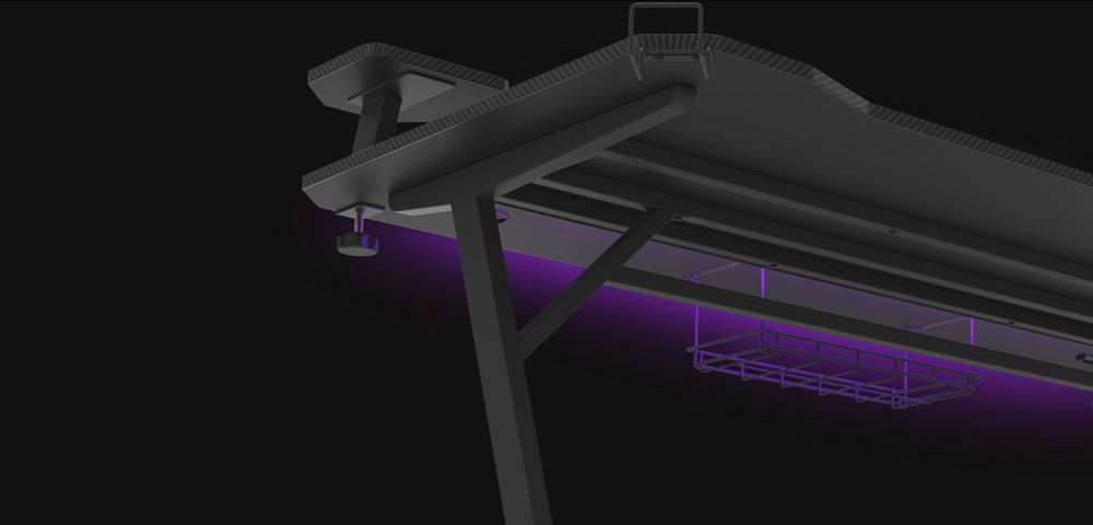 Herný stôl Genesis HOLM 510 RGB čierny Genesis HOLM 510 RGB