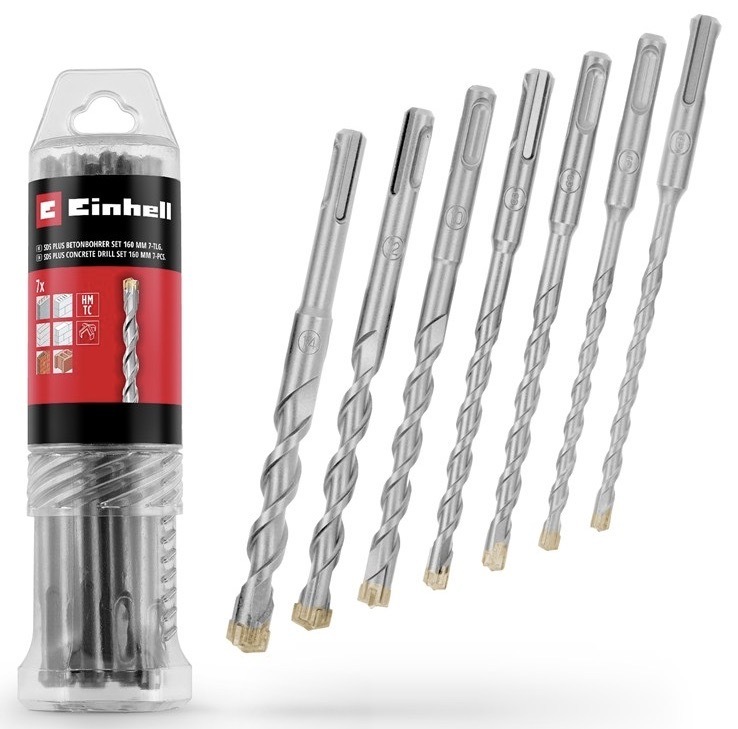 Sada vrtákov Einhell SDS PLUS Set 6-14/ 160mm, 49265510