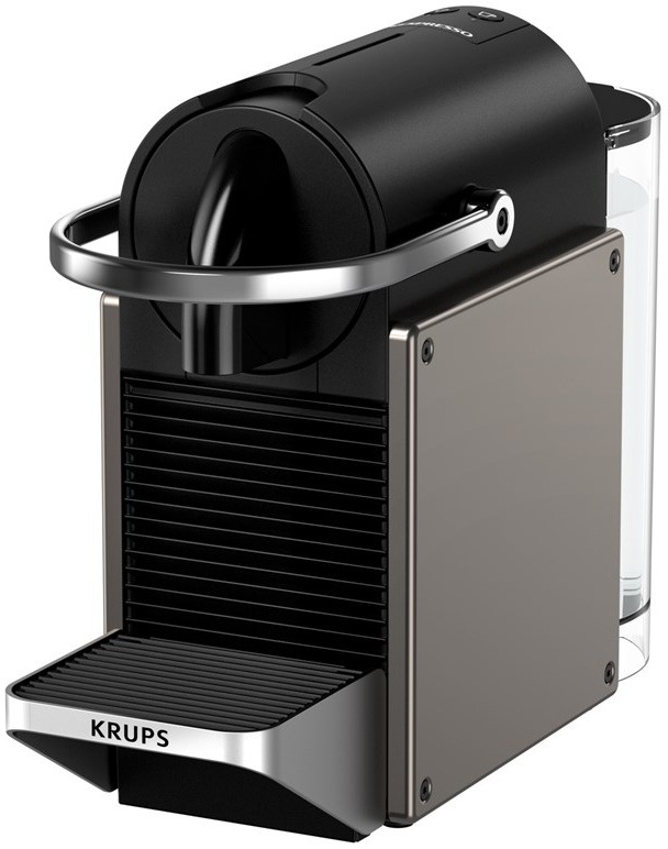 Kapsulový kávovar Krups Nespresso Pixie XN306T10 Titanium