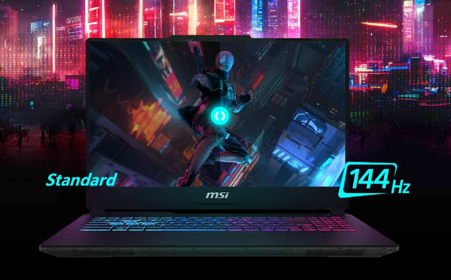 MSI Cyborg 15 A13U ponúka aj parádny displej so 144 Hz