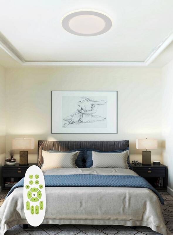 LED stropné svietidlo Top Light Norman 40B RC biele