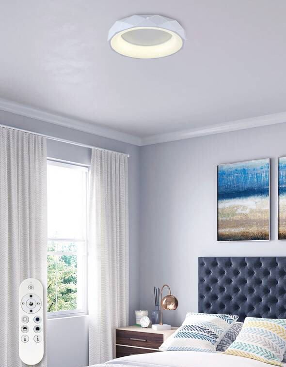 LED stropné svietidlo Top Light Apolo 60B RC biele Stropné svietidlo Top Light Apolo 60B RC - biele