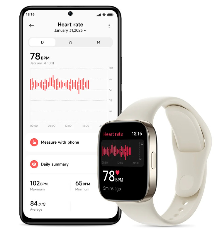 Inteligentné hodinky Xiaomi Redmi Watch 3 béžové