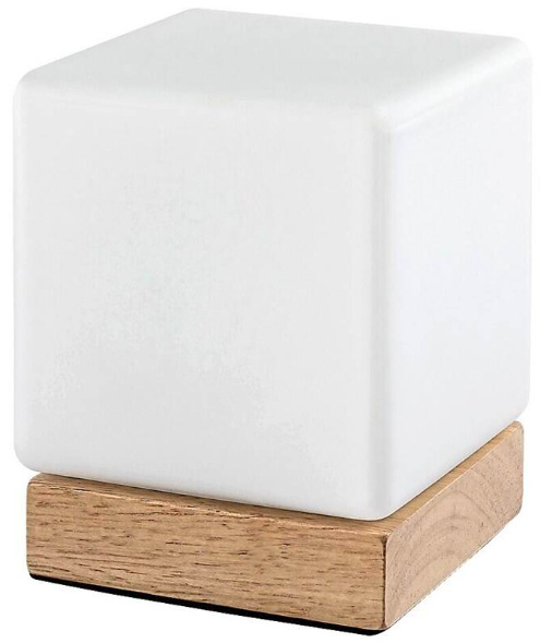 Stolná LED lampička Rabalux Pirit 76003 - biela/drevo