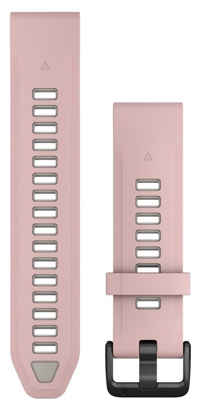 Remienok Garmin QuickFit (20 mm) sivý/ružový